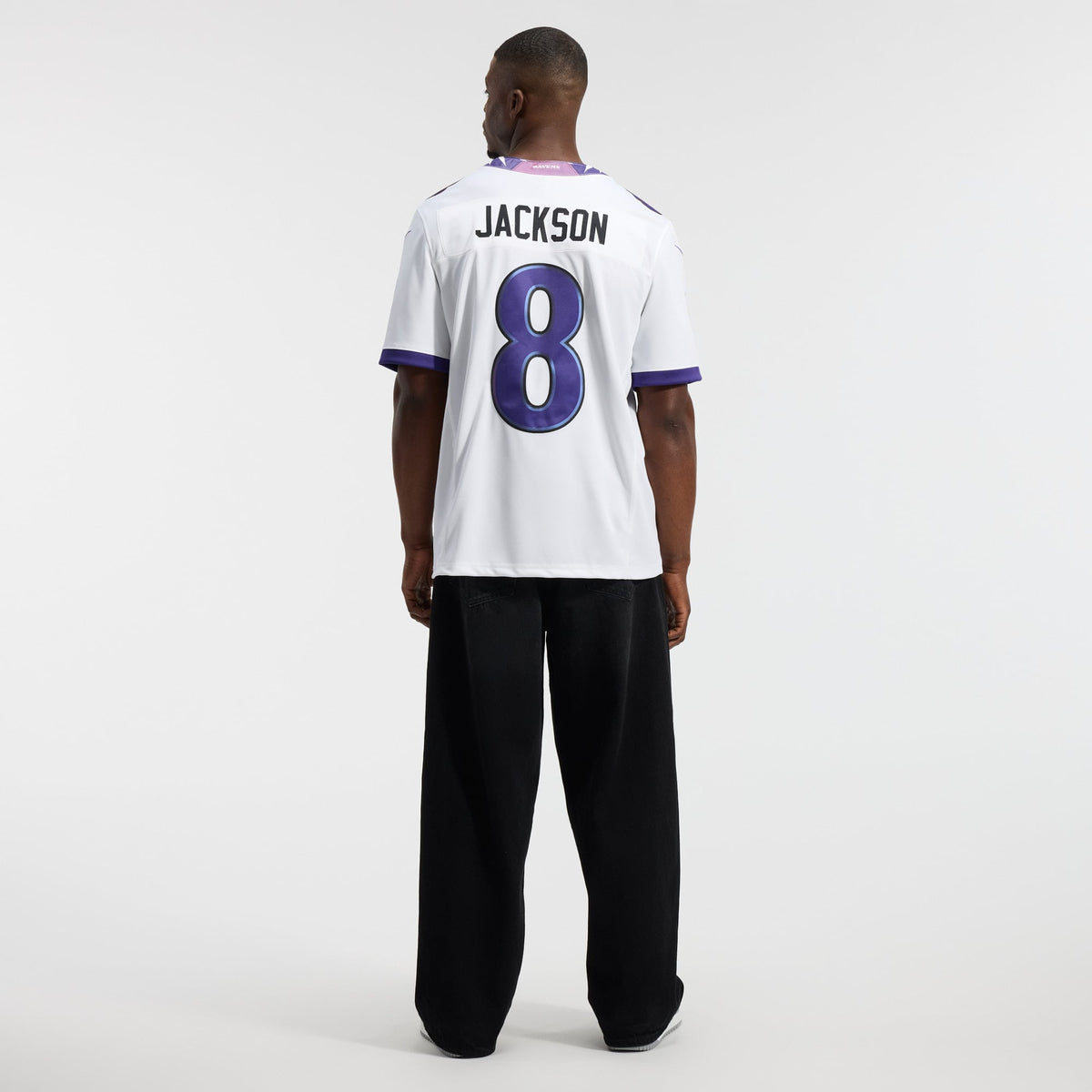 Men's Baltimore Ravens Lamar Jackson Nike Purple Team Vapor F.U.S.E. Stitched Limited Jersey