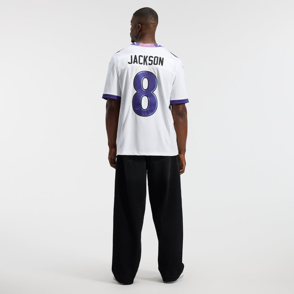 Men's Baltimore Ravens Lamar Jackson Nike Black Alternate Alternate Vapor F.U.S.E. Stitched Limited Jersey