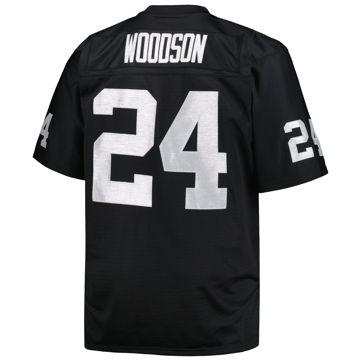 Men's Las Vegas Raiders Charles Woodson Mitchell & Ness Black Big & Tall 1998 Retired Player Replica Jersey