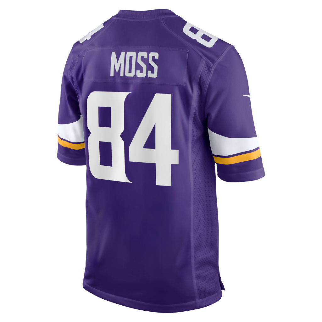 Men's Minnesota Vikings Randy Moss Nike Purple Game Retired Player Jersey