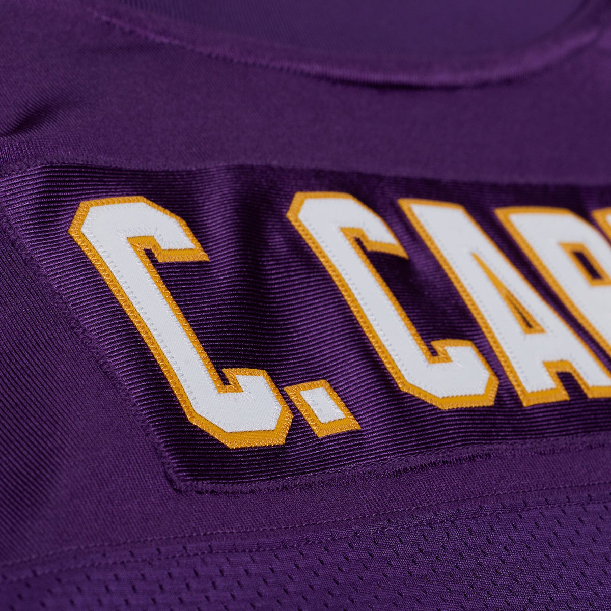 Men's Minnesota Vikings Cris Carter Mitchell & Ness Purple 2001 Authentic Throwback Jersey