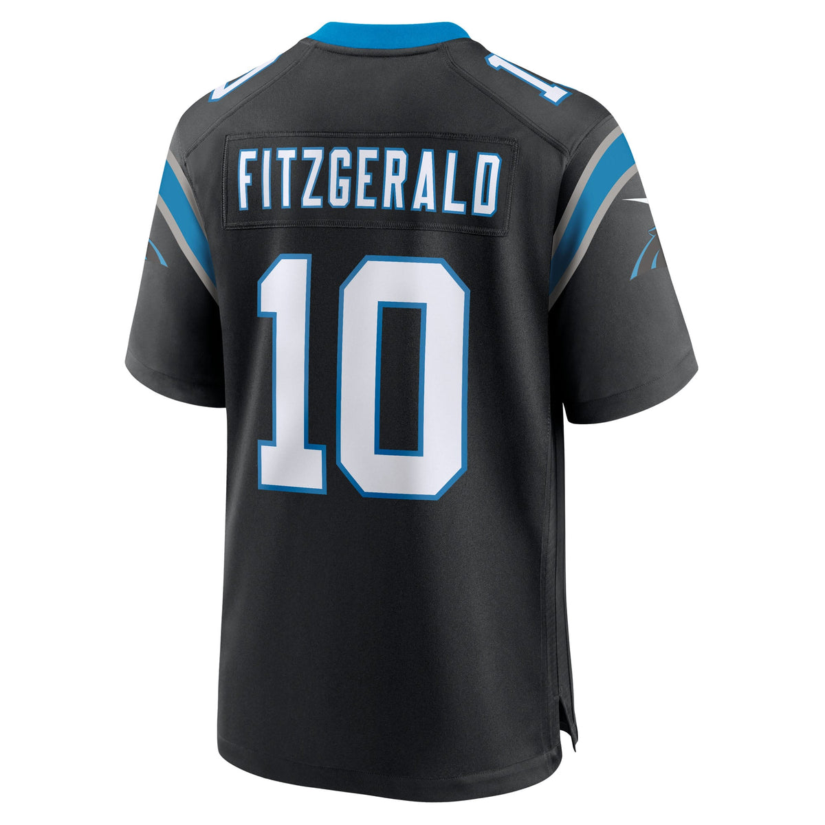 Men's Carolina Panthers Ryan Fitzgerald Nike  Black Team Game Jersey