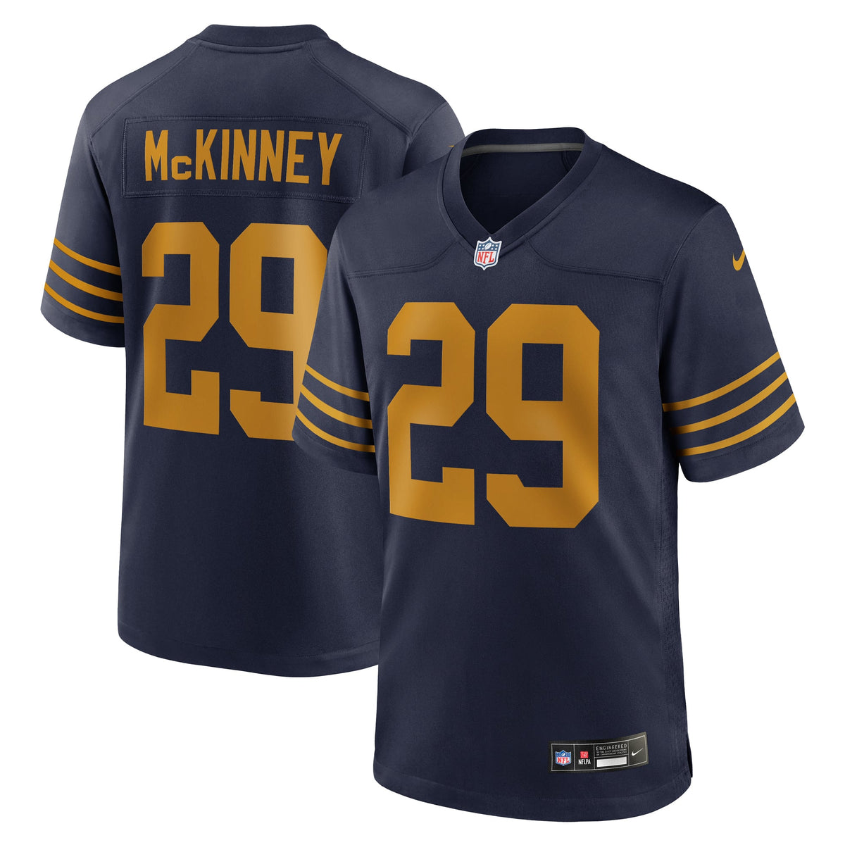 Men's Green Bay Packers Xavier McKinney Nike  Green Team Game Jersey