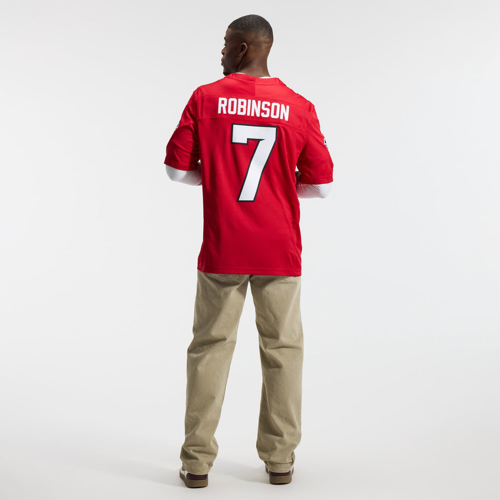 Men's Atlanta Falcons Bijan Robinson Nike Black Alternate Throwback Vapor F.U.S.E. Stitched Limited Jersey