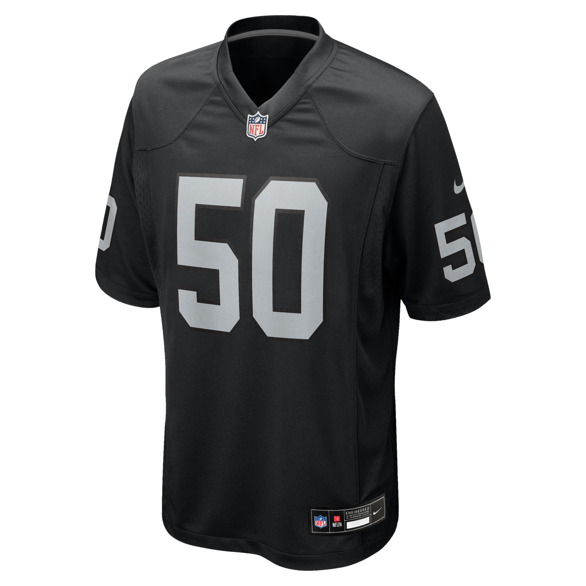 Men's Las Vegas Raiders Segun Olubi Nike  Black Team Game Jersey