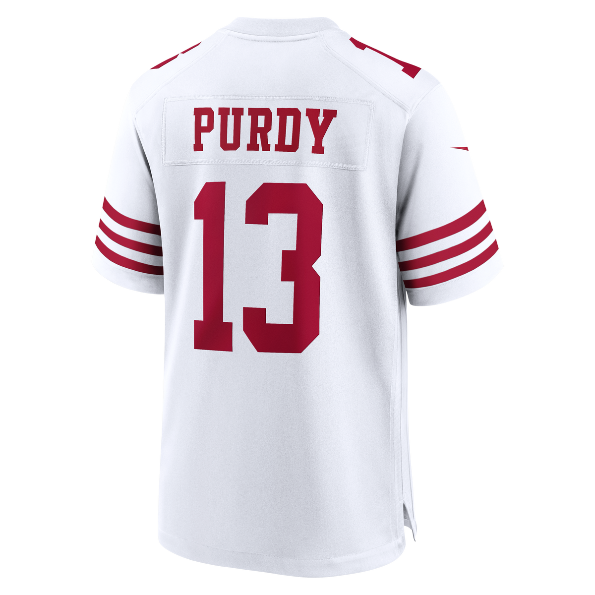 Men's San Francisco 49ers Brock Purdy Nike Scarlet 80th Anniversary Game Jersey