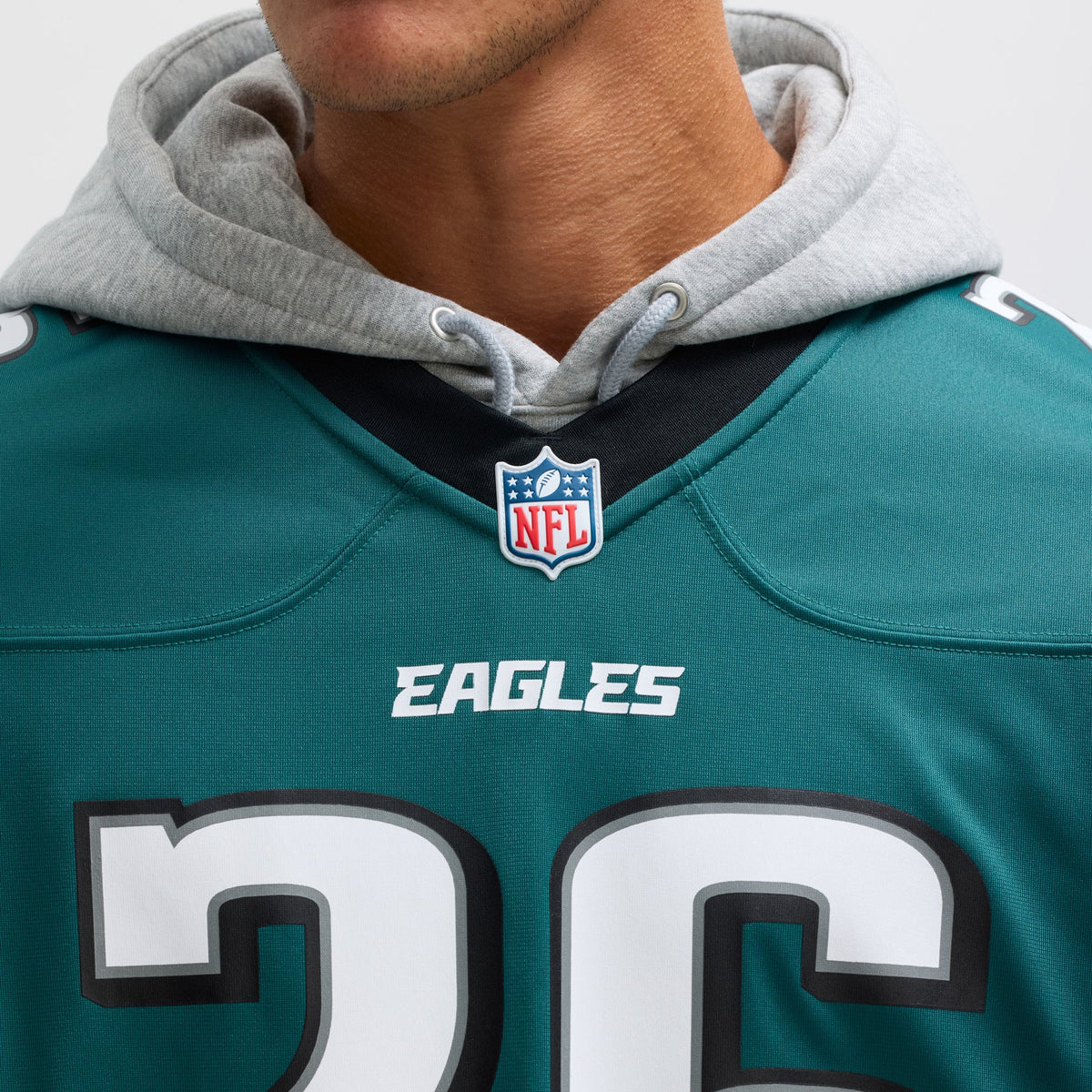 Men's Philadelphia Eagles Saquon Barkley Nike Midnight Green Game Player Jersey