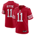 Men's San Francisco 49ers Brandon Aiyuk Nike Scarlet Game Player Jersey