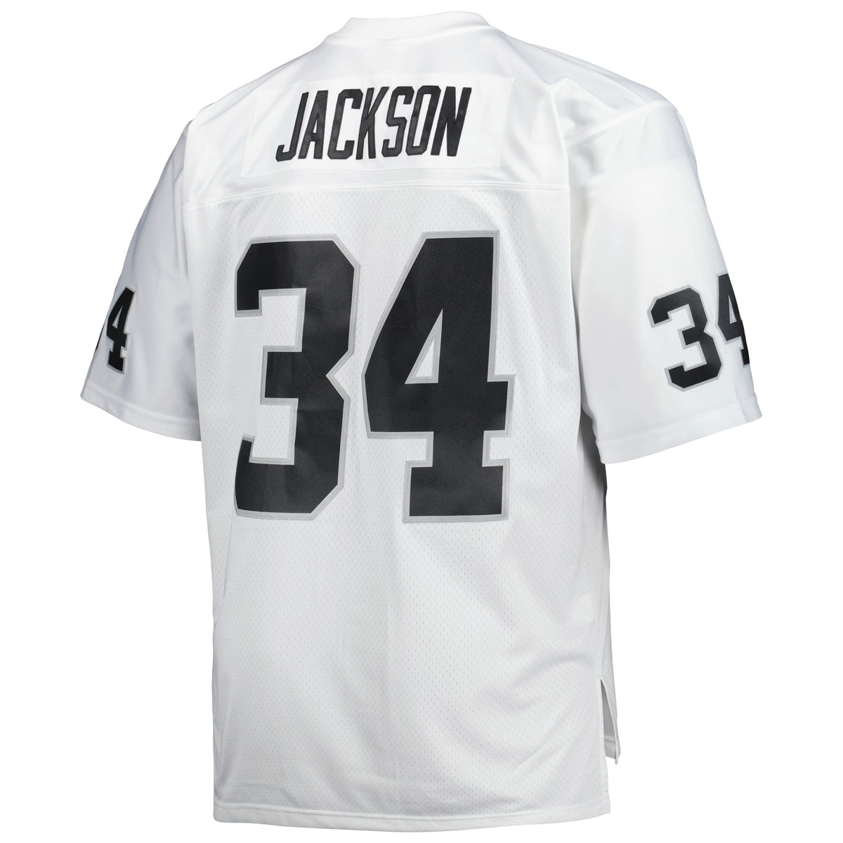 Men's Las Vegas Raiders Bo Jackson Mitchell & Ness Black Big & Tall 1988 Retired Player Replica Jersey