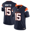 Men's Denver Broncos Nik Bonitto Nike Navy Alternate Vapor F.U.S.E. Stitched Limited Jersey