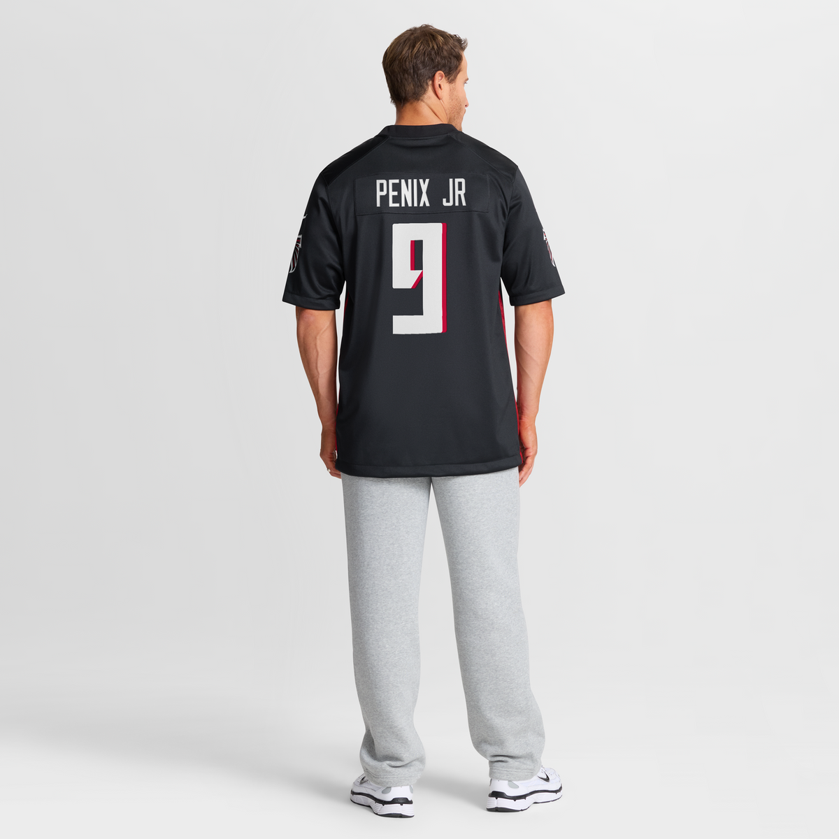 Men's Atlanta Falcons Michael Penix Jr. Nike Black  Player Game Jersey