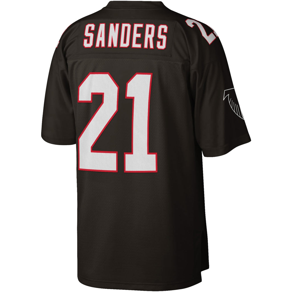 Men's Atlanta Falcons Deion Sanders Mitchell & Ness Red Legacy Replica Jersey