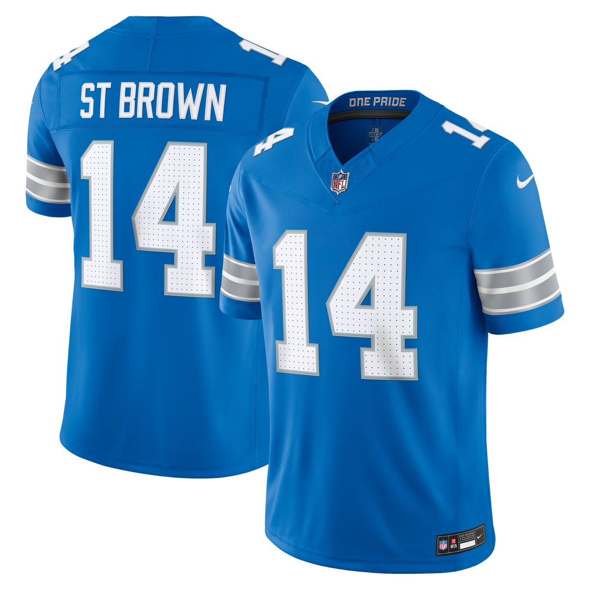 Men's Detroit Lions Amon-Ra St. Brown Nike Black Alternate Vapor F.U.S.E. Stitched Limited Jersey