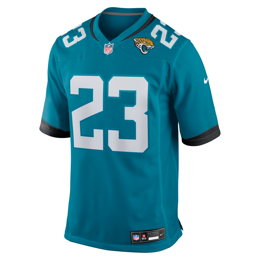 Men's Jacksonville Jaguars Foyesade Oluokun Nike Teal Game Player Jersey