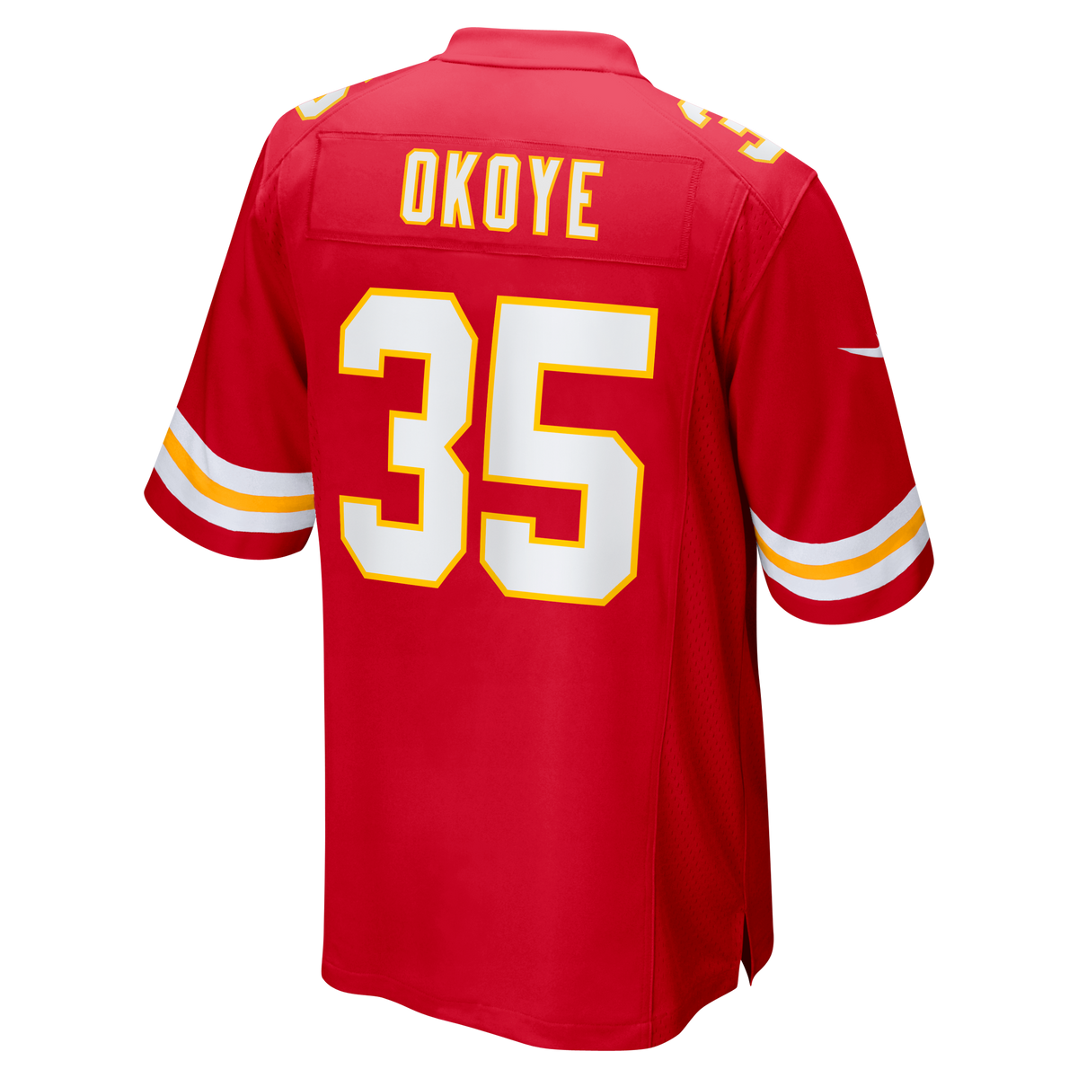 Men's Kansas City Chiefs Christian Okoye Nike Red Game Retired Player Jersey
