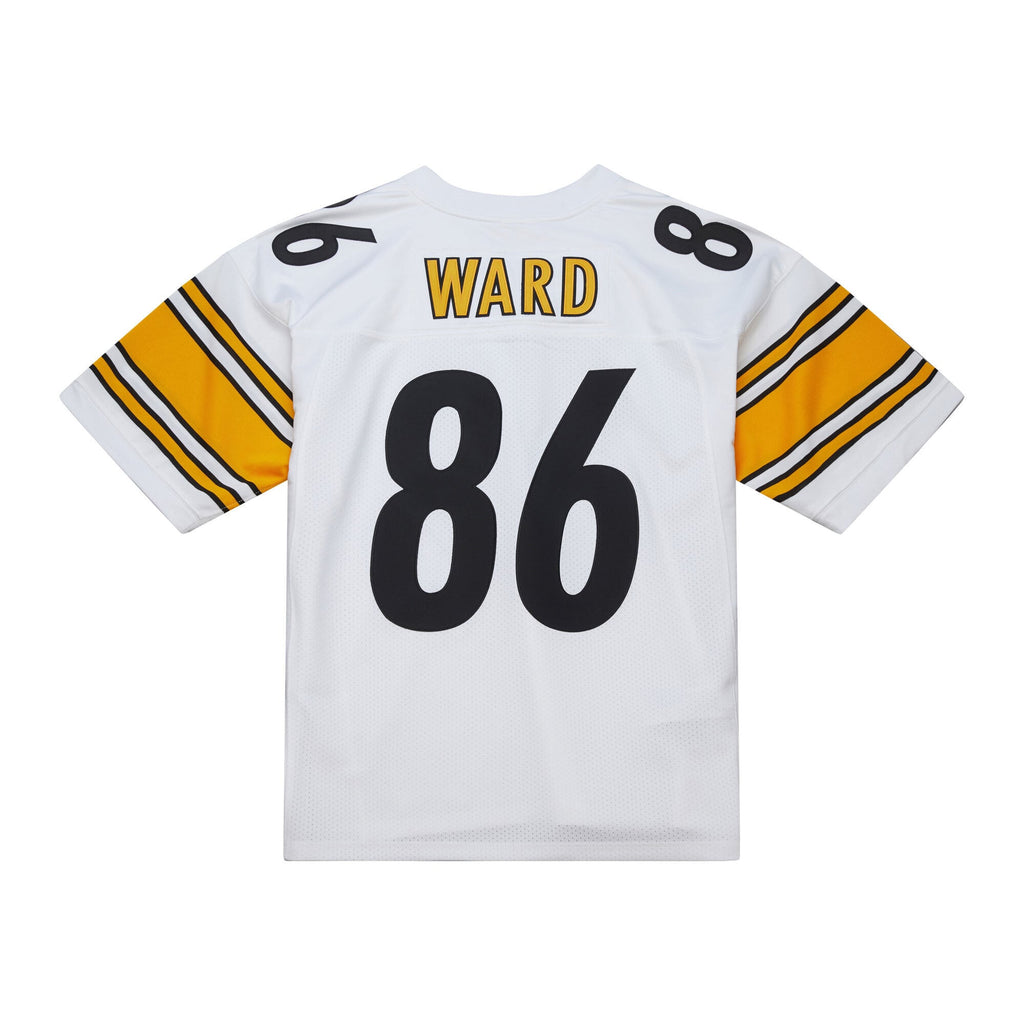 Men's Pittsburgh Steelers Hines Ward Mitchell & Ness White 2005 Authentic Throwback Retired Player Jersey
