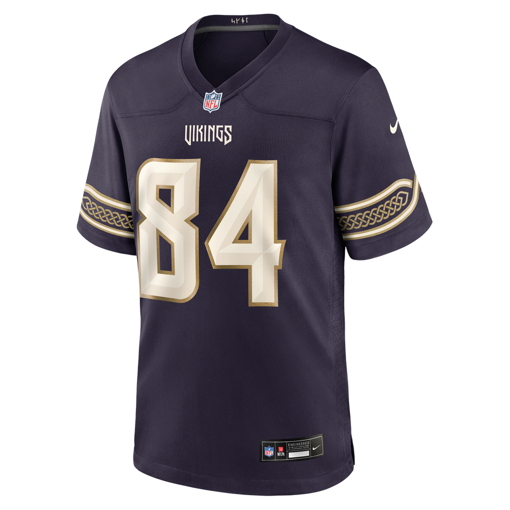 Men's Minnesota Vikings Randy Moss Nike Purple 2026 Rivalries Collection Game Jersey