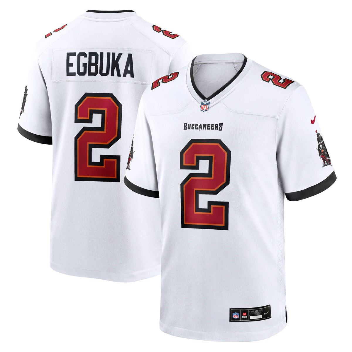 Men's  Tampa Bay Buccaneers Emeka Egbuka Nike Creamsicle Alternate 2  Game Jersey