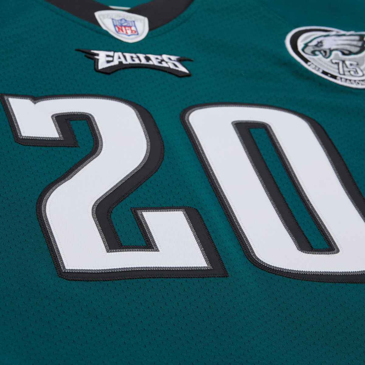 Men's Philadelphia Eagles 1996 Brian Dawkins Mitchell & Ness White Authentic Throwback Retired Player Jersey