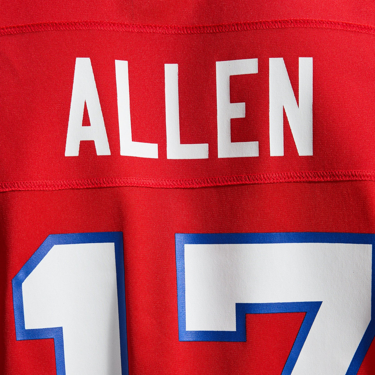 Men's Buffalo Bills Josh Allen Nike Red Alternate Game Player Jersey