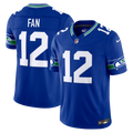 Men's Seattle Seahawks 12s Nike Royal Alternate Vapor F.U.S.E. Stitched Limited Jersey