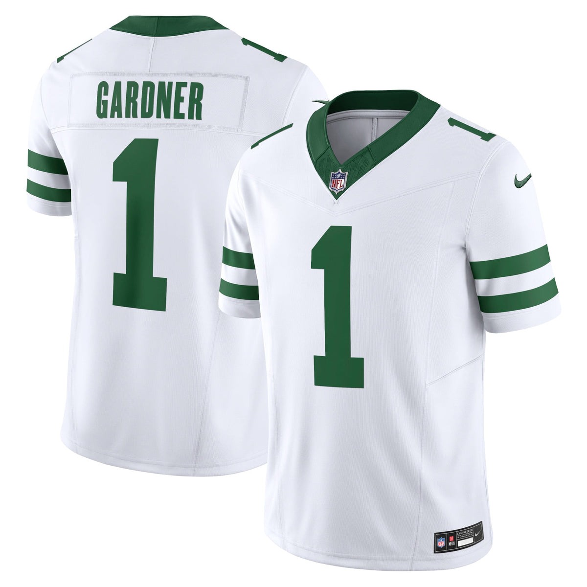 Men's New York Jets Ahmad Sauce Gardner Nike Legacy Black Alternate Vapor F.U.S.E. Limited Jersey
