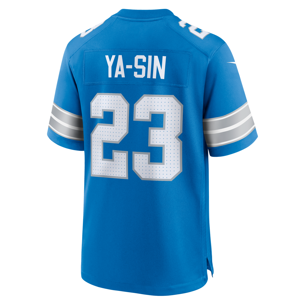 Men's Detroit Lions Rock Ya-Sin Nike  Blue Team Game Jersey