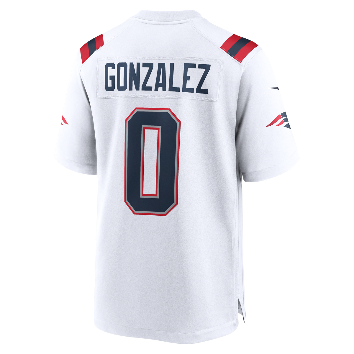 Men's New England Patriots Christian Gonzalez Nike  Navy Team Game Jersey