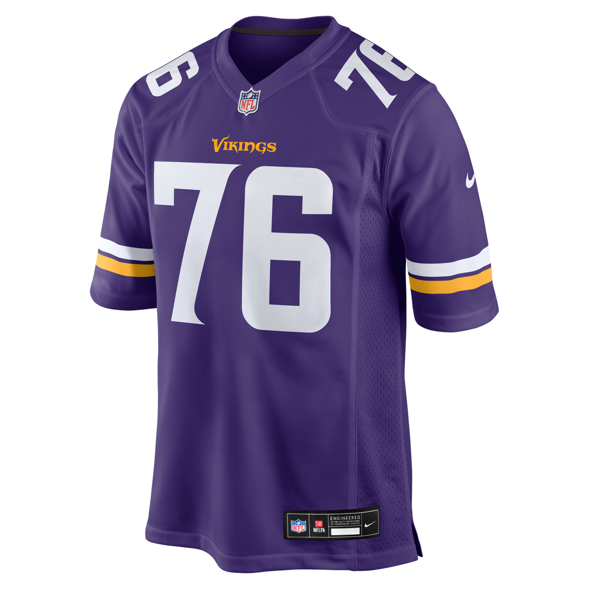 Men's Minnesota Vikings Will Fries Nike  Purple Team Game Jersey