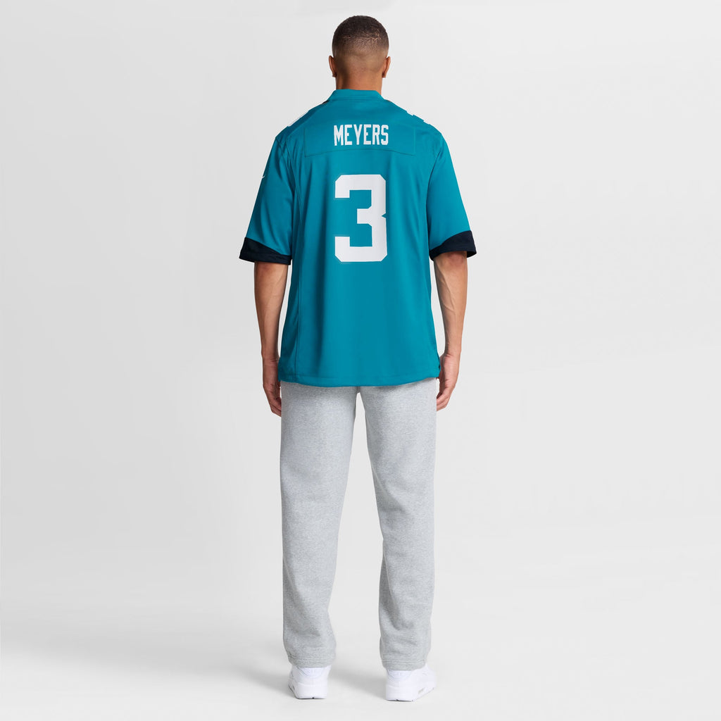Men's Jacksonville Jaguars Jakobi Meyers Nike  Black Alternate  Game Jersey