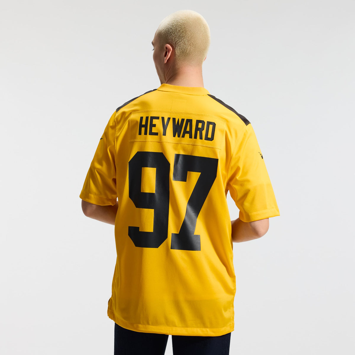 Men's Pittsburgh Steelers Cameron Heyward Nike Gold Alternate 1933 Throwback Game Jersey