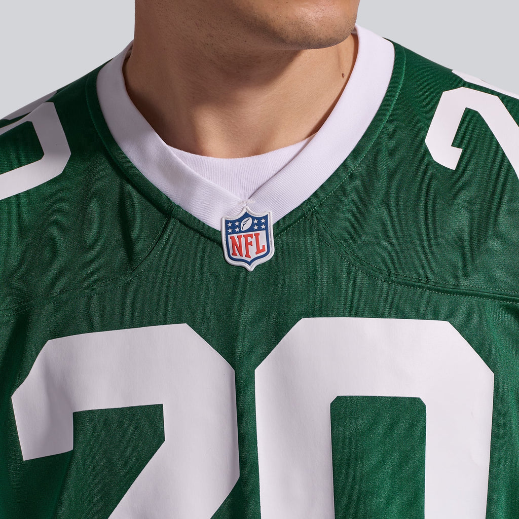 Men's New York Jets Breece Hall Nike Legacy Green Game Jersey