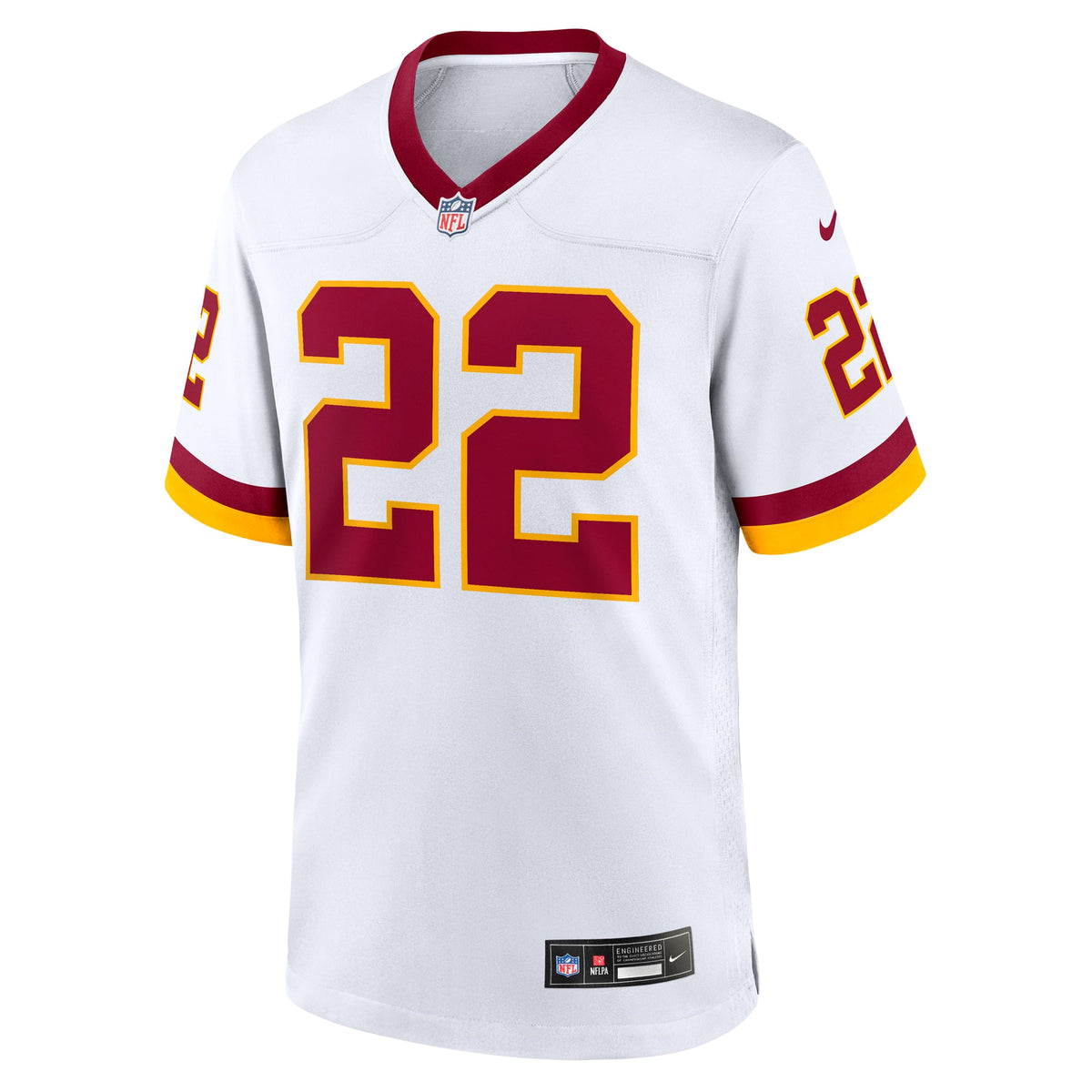 Men's Washington Commanders Jacory Croskey-Merritt Nike Black Hail Raiser Alternate Game Jersey