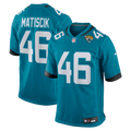 Men's Jacksonville Jaguars Ross Matiscik Nike Teal Game Jersey