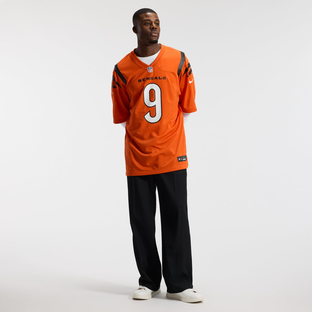Men's Cincinnati Bengals Joe Burrow Nike White Game Jersey