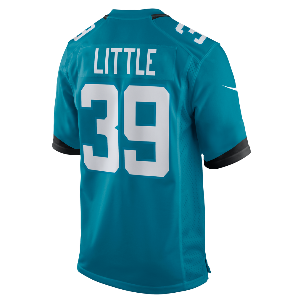Men's Jacksonville Jaguars Cam Little Nike  Teal Team Game Jersey