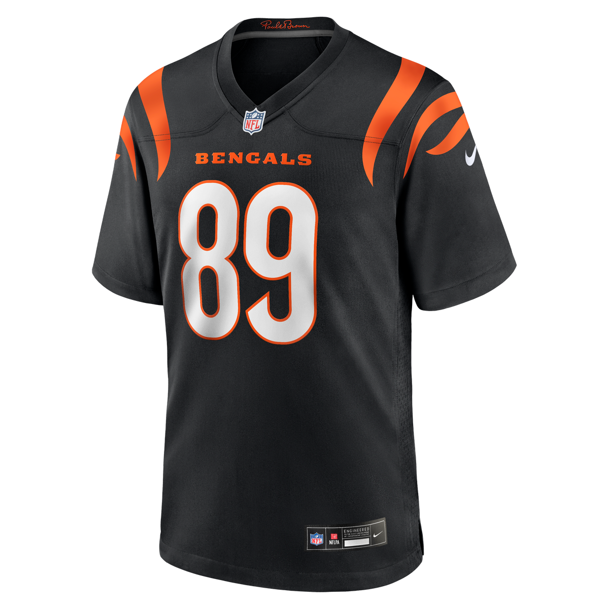 Men's Cincinnati Bengals Drew Sample Nike Black Game Jersey