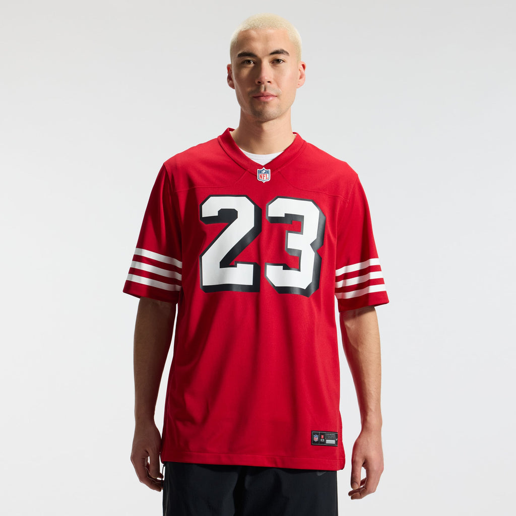 Men's San Francisco 49ers Christian McCaffrey Nike Scarlet Alternate Game Player Jersey