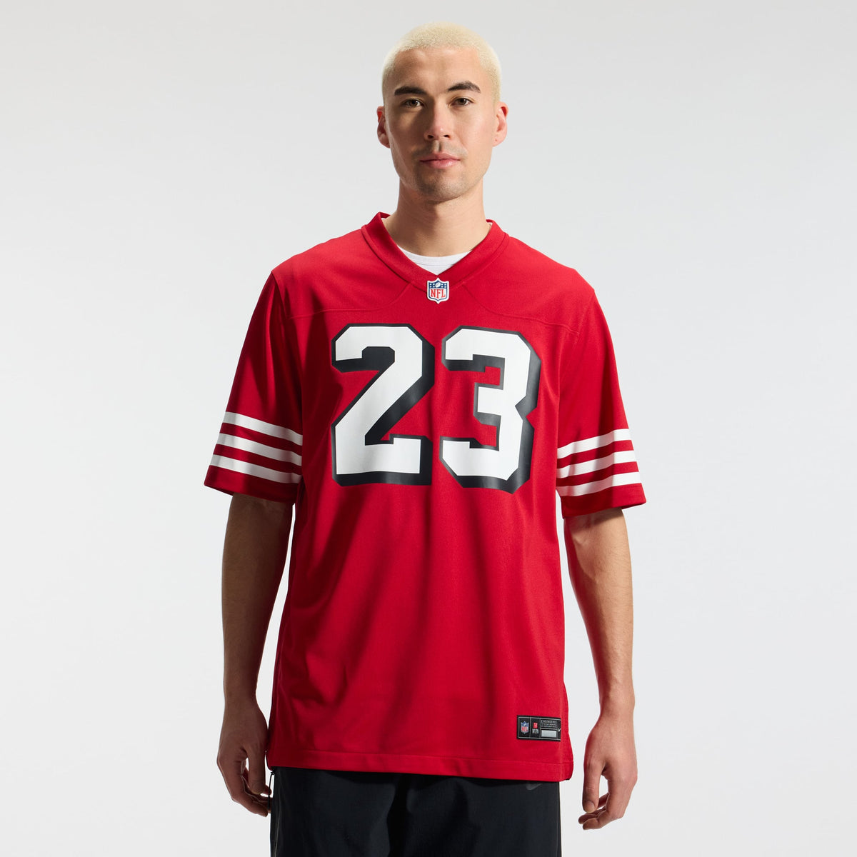 Men's San Francisco 49ers Christian McCaffrey Nike Scarlet Alternate Game Player Jersey