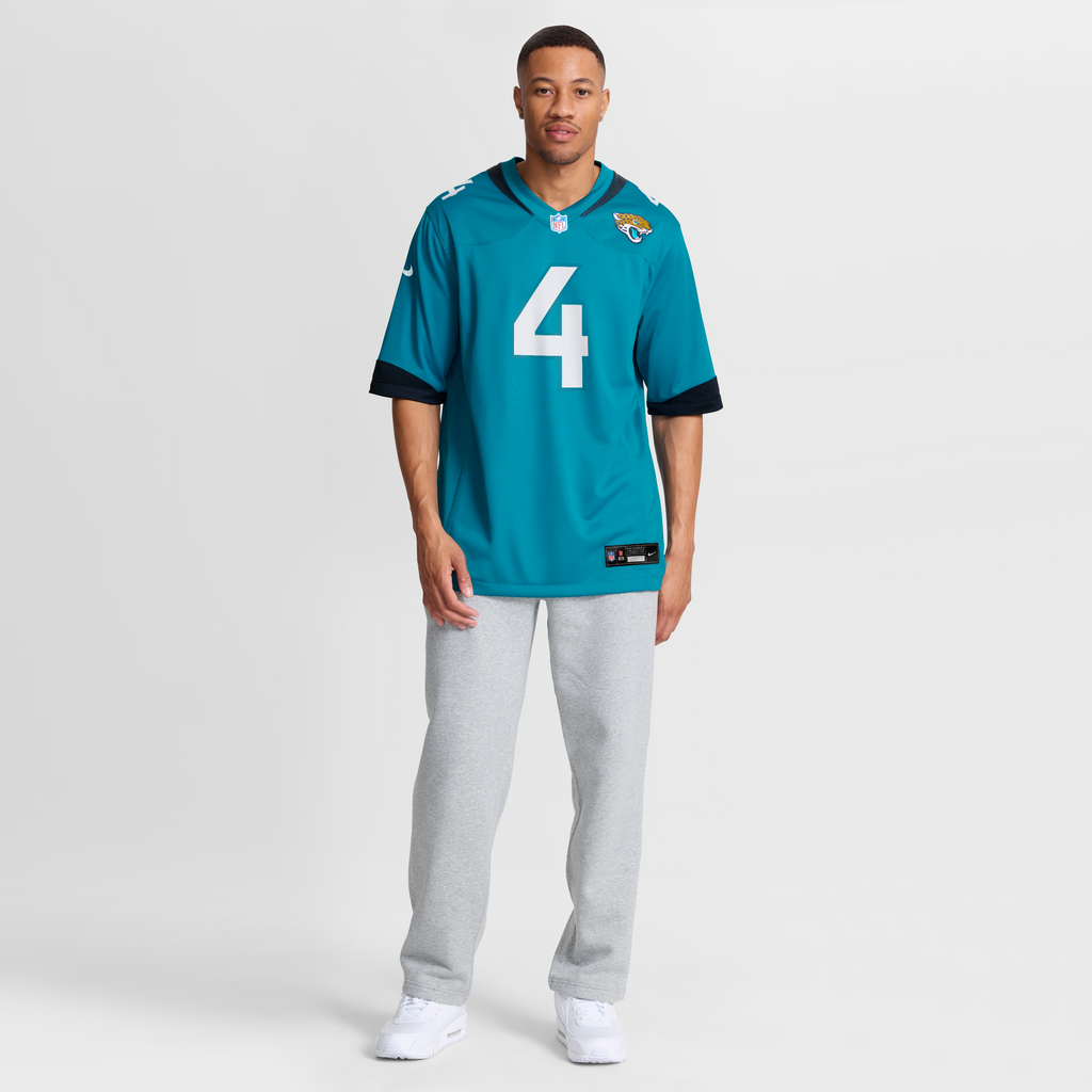 Men's Jacksonville Jaguars Tank Bigsby Nike Teal Game Jersey