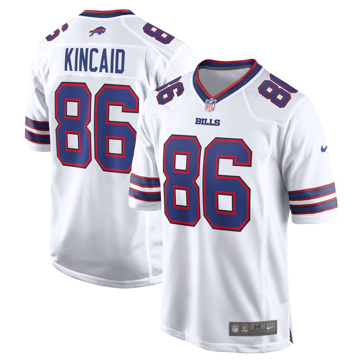 Men's Buffalo Bills Dalton Kincaid Nike Red Alternate Game Jersey