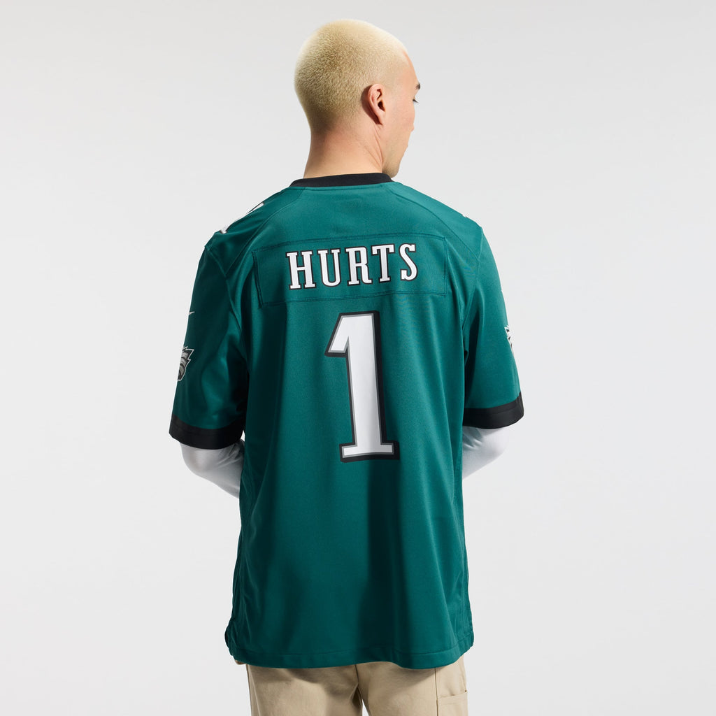 Men's Philadelphia Eagles Jalen Hurts Nike  Black Alternate Game Jersey