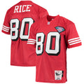 Men's San Francisco 49ers 1994 Jerry Rice Mitchell & Ness Scarlet Authentic Throwback Retired Player Jersey
