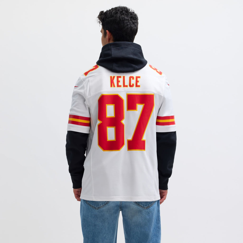 Men's Kansas City Chiefs Travis Kelce Nike Red Vapor F.U.S.E. Limited Jersey