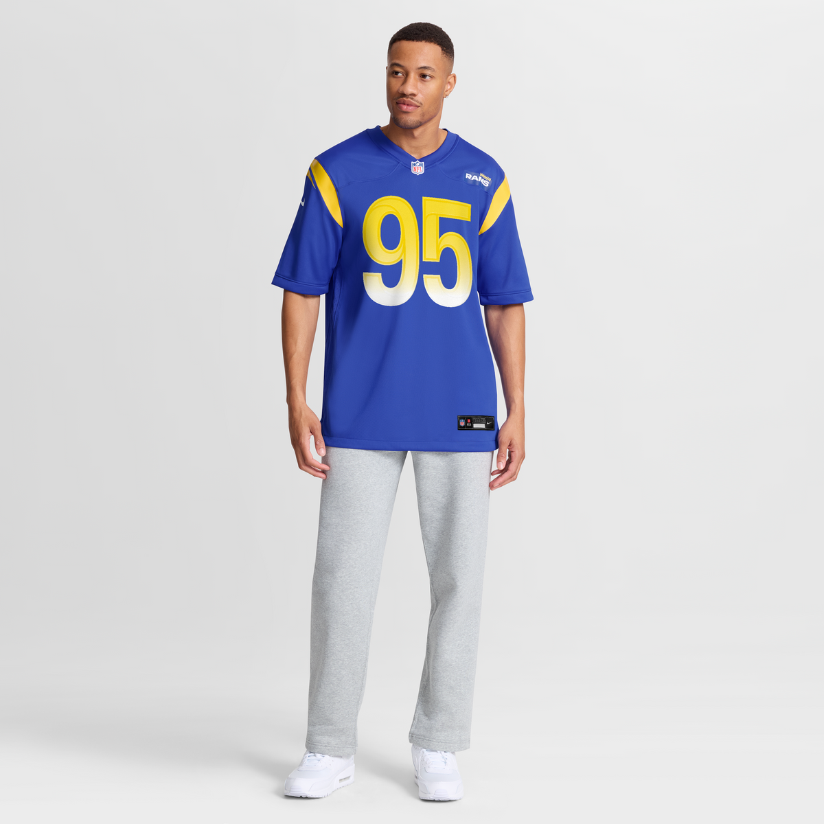 Men's Los Angeles Rams Poona Ford Nike  Royal Team Game Jersey