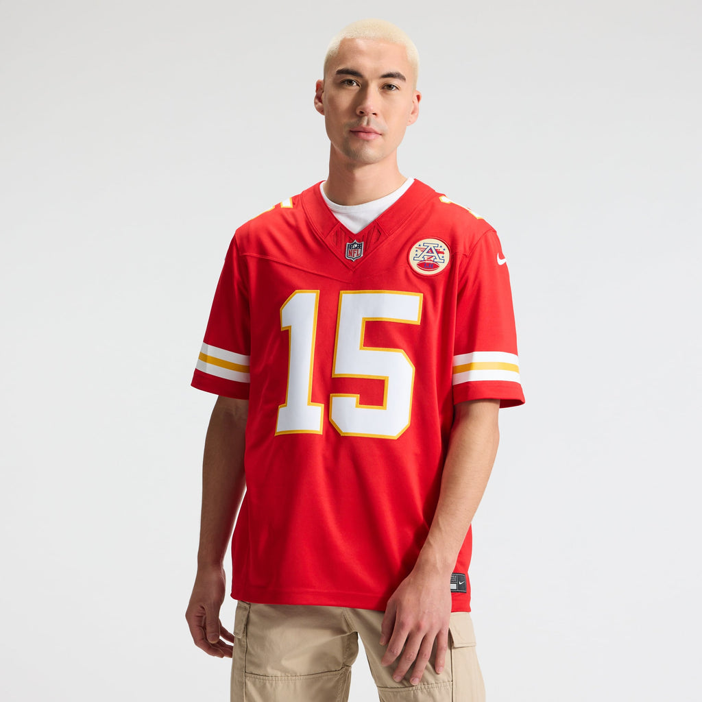 Men's Kansas City Chiefs Patrick Mahomes Nike White Vapor F.U.S.E. Stitched Limited Jersey
