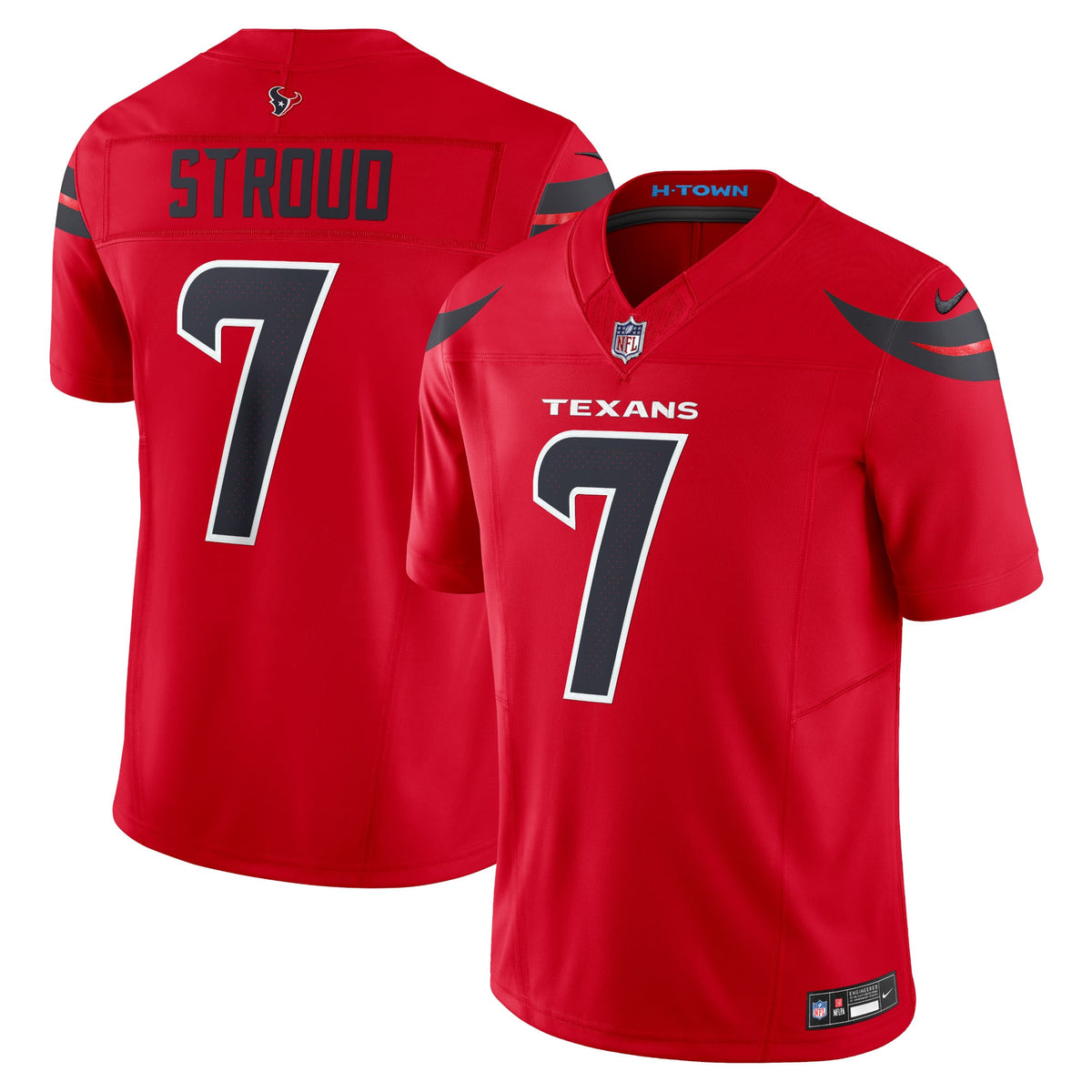 Men's Houston Texans C.J. Stroud Nike Navy 2nd Alternate Vapor F.U.S.E. Limited Jersey