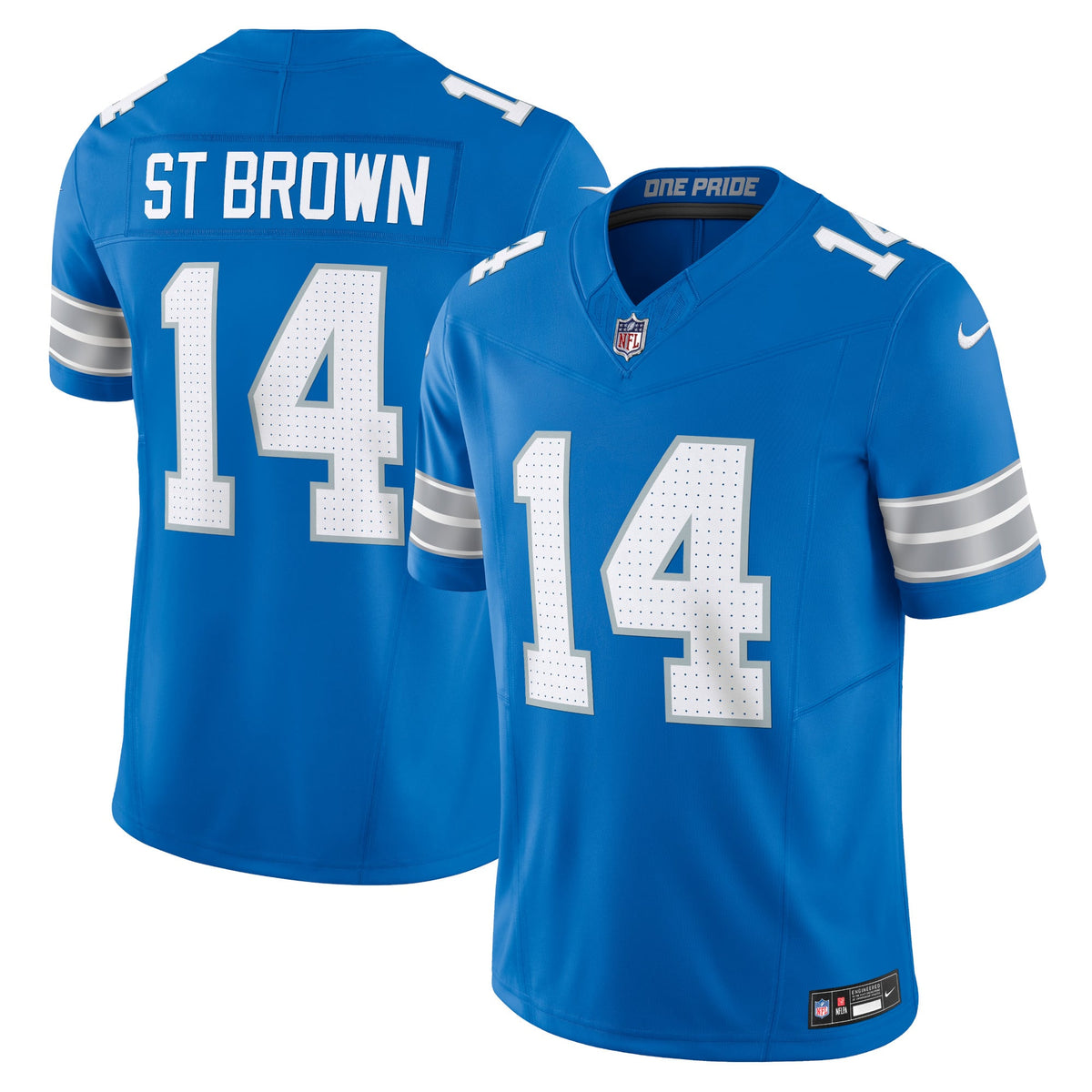 Men's Detroit Lions Amon-Ra St. Brown Nike Black 2nd Alternate Vapor F.U.S.E. Limited Jersey
