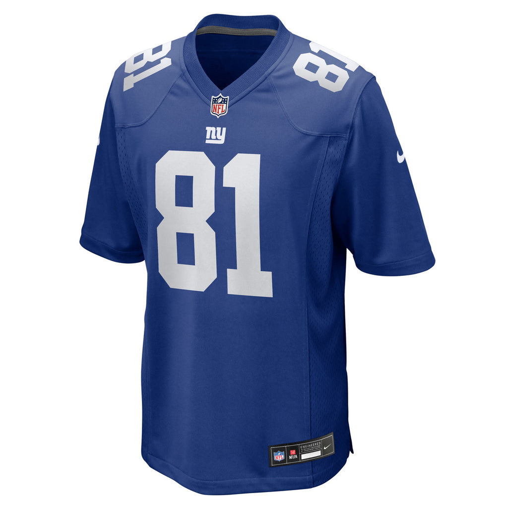 Men's New York Giants Beaux Collins Nike  Royal Team Game Jersey