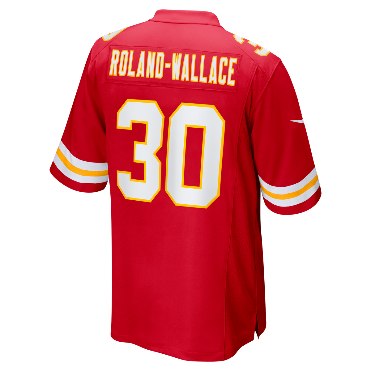 Men's Kansas City Chiefs Chris Roland-Wallace Nike  Red  Game Jersey